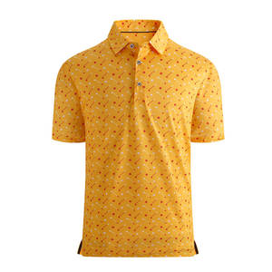 Material de algodón Hombres Polos Manga corta Ropa de verano Hombres Ropa Stand Collar Diseño en blanco High Street Style Polos - Product Image 1