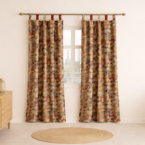 Cortinas con Ojales Personalizadas, Cenefas con Alto Nivel de Sombreado y Protección Contra el Polvo, Ventana Francesa, Estilo Americano para Todas las Estaciones - Product Image 3