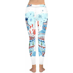 Leggings OEM pour femmes Leggings pour femmes Seamless Sublimation Polyester Spandex Made Sports Wear Leggings pour femmes - Product Image 1