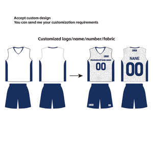 Maillot de basket-ball respirant personnalisé avec impression numérique OEM, ensemble uniforme de basket-ball au design personnalisé, nouveau modèle - Product Image 5