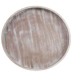 ถาดไม้มะม่วงเนื้อแข็งทรงกลมสำหรับตกแต่งโต๊ะกาแฟและเสิร์ฟเครื่องดื่มในบ้านในห้องครัว - Product Image 2