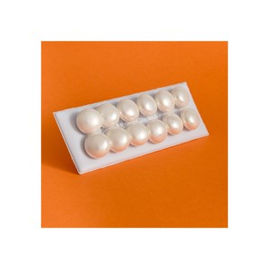 6 Pares de Botones de Resina Plástica con Diseño de Concha de Perla Pulida, 2 y 4 Agujeros, Tamaños 15mm 18mm 20mm, para Prendas, Logotipo Personalizado, EAN13 1700011 - Product Image 1