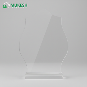 Trofeo de Acrílico Pulido Duradero Elite Shield con Grabado en Letterpress y Bordes Únicos para Premios Corporativos y Empleados - Product Image 2