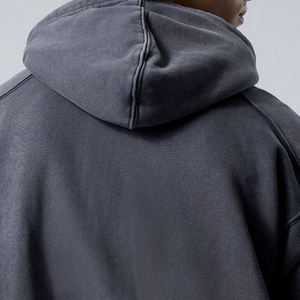 Sweat à capuche personnalisé d'usine OEM avec impression de logo ou broderie Vêtements de rue ou de sport de haute qualité Commandes en gros acceptées - Product Image 6