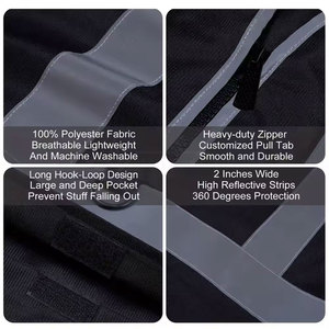 Ropa DE TRABAJO reflectante impermeable para hombres, babero, ropa de trabajo de seguridad transpirable - Product Image 2