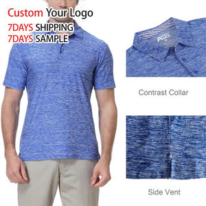 Polo de tennis personnalisé avec logo brodé, t-shirts décontractés, tricot de qualité supérieure, respirant, pour le golf, polo pour homme - Product Image 3