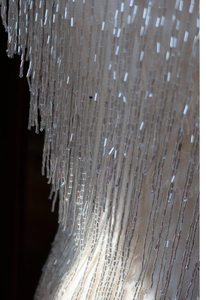 Vestido de Noche Elegante de Satén con Flecos de Cuentas, Antiestático, Estilo Princesa, Sexy, para Fiesta, Graduación, Modesto, Línea A, Hasta la Rodilla - Product Image 5