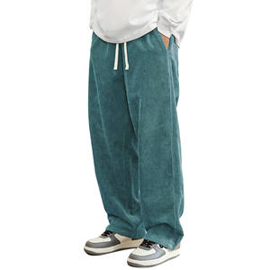 Pantalons pour hommes, coupe droite, rayés, OEM, pantalons de survêtement élégants pour hommes, lavage à l'acide, coton de haute qualité, couleur personnalisée, taille, logo - Product Image 1