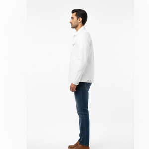Veste utilitaire en toile pour hommes Manteau de travail d'extérieur en coton durable Fabricant d'équipement d'origine Conception de logo personnalisé Fournisseur de vêtements d'extérieur à la mode - Product Image 3