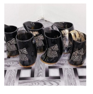 Taza de cuerno para beber vikingo de la mejor calidad para fiesta y taza divertida Taza de cuerno personalizada para hotel en casa y restaurante de India - Product Image 1