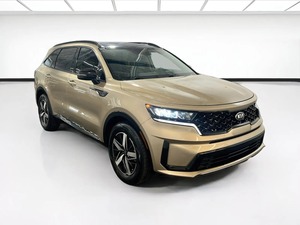 Sorento S 2021 d'occasion en bon état, sièges, phares LED, conduite à gauche, extérieur doré - Product Image 3