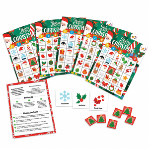 Set di Cartelle e Fiches per Bingo Personalizzabili con Logo, Portatili, Durevoli ed Ecologici, con Tavolo da Gioco <span class=keywords><strong>Tombola</strong></span> - Regalo di Natale Perfetto - Product Image 1
