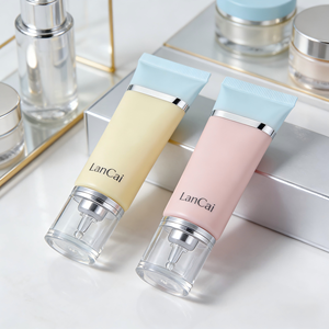 <strong>10m</strong>/30ml Plastic Lotion <strong>Tubes</strong> with Screw Pump Cap Soft Squeeze Containers for Cosmetic Creams Body Lotion <strong>Tube</strong> - Product Image 2