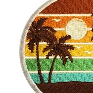 High Quality Twill Fabric Embroidery Patches Personalized Design Hot <b>Sale</b> Sew-On Patches for Hat Use Bulk Embroidery Patches - Product Image 4