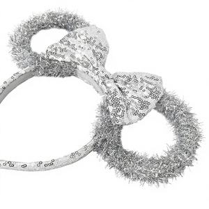 Diademas de Lentejuelas con Lazo de Mickey y Minnie Mouse, Accesorio para el Cabello Ajustable, Paquete de 150 Unidades al por Mayor, Envío Gratis, Oficial - Product Image 5