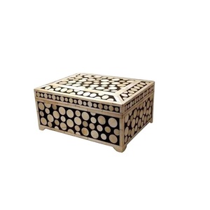 Boîte à bijoux à incrustation d'os, Super vente, boîte à bijoux à incrustation d'os conçue pour l'exportation de fabrication indienne - Product Image 4