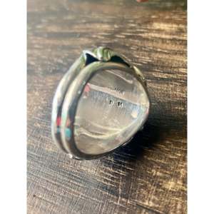 Navajo Handmade Kingman <b>Turquoise</b> Sterling Silver Statement <b>Ring</b> Size 9.5 - Product Image 5