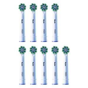 Cabezales de Repuesto Blancos para Cepillo de Dientes Eléctrico Oral B EB50 9CT, Cross Action Pro, 9 Piezas - Product Image 1
