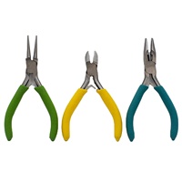 Ensemble de pinces à découper diagonales en acier inoxydable haute performance pour la fabrication de bijoux, 4 pièces/3 pièces