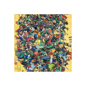 Tambour bleu HDPE en polyéthylène haute densité rebroyé propre lavé pour le recyclage du plastique et l'extrusion par injection dans des balles en vrac - Product Image 3