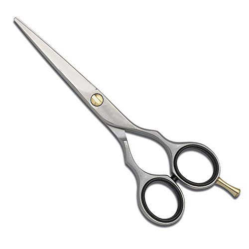 Professional 5 Inch Salon Scissors for Haircut Curved Straight Blade Type Stainless Steel Beauty Tools for Barbers Stylists
