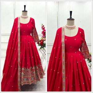 ชุดซินตันผ้าไหมหนาสำหรับผู้หญิงพร้อมชุด dupatta เย็บชุดใหม่พร้อมสวมใส่ - Product Image 2