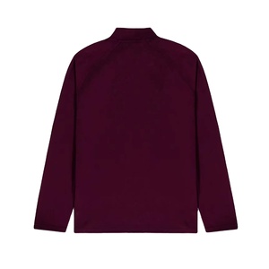 2025 personnalisé hommes demi fermeture éclair sweat léger mode en gros couleur unie col montant maternité coupe-vent vente chaude OEM - Product Image 2