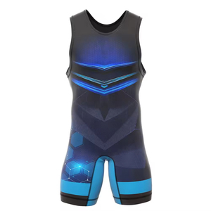 2025 Made in Pakistan Gym Wear Wrestling Singlets Sublimated Printing Singlets for Sale - Product Image 1