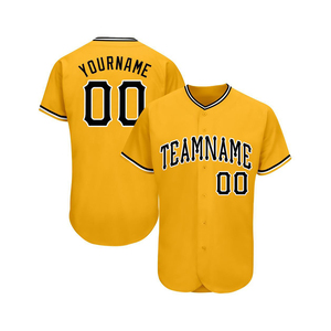 Vente en gros de maillots de baseball décontractés à rayures avec logo personnalisé maillots de baseball tendance Offre Spéciale personnalisés fabriqués en usine - Product Image 1