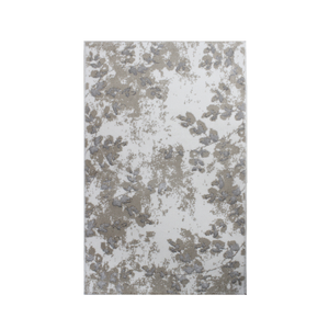 Tapis de bain et de douche pour hôtel Bralna, en coton recyclé de luxe, teint en fil, motif floral jacquard, production sur mesure, 60x100cm - Product Image 3