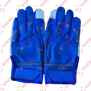 Gants de frappe de baseball en cuir véritable personnalisés, antidérapants, légers, pour jeunes et adultes, unisexes - Product Image 2