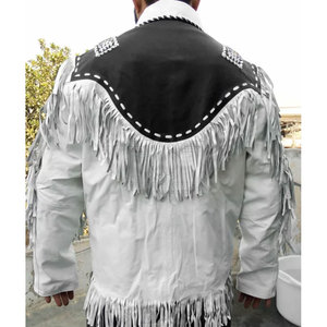 Chaqueta Occidental Diseñada para un Estilo Casual y Uso Diario con Cuero de Vaca, Características Ecológicas y Resistentes al Viento - Product Image 2
