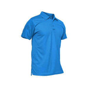 Polo de negocios de comercio exterior de color sólido de talla grande de manga corta bordada - Product Image 4