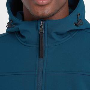Nouvelle veste imperméable décontractée de tempête de coquille souple de mode simple pour l'équipe unisexe LOGO personnalisé en gros - Product Image 6