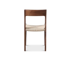 Cheap Modern Scandinavian Dining <b>Chair</b> with Solid Wood and Brown Finish Non-Foldable for Indoor/Outdoor Villa Use - Product Image 3