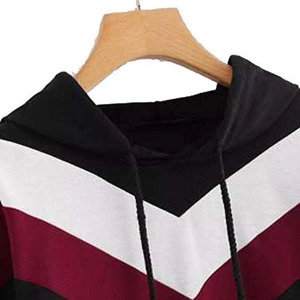 Sudadera con Capucha KIC Star Fashion para Mujer, Invierno, Bloques de Color, Transpirable, Forrada, Manga Larga, 100% Algodón - Product Image 2