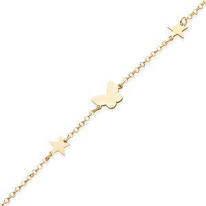 Pulsera con Dijes de Diseño de Mariposa de Forma Simple, Chapada en Rodio, Moderna para Mujer, Turca, Hecha a Mano, de Plata de Ley 925 - Product Image 3