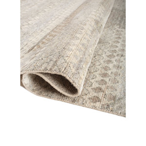 Erbe Hand Knotted <b>Wool</b> Rugs Beige <b>Brown</b> Geometric for Home Living Hallway Entryway Rectangle Puzzle Design for Teens-AKWL-1884 - Product Image 2
