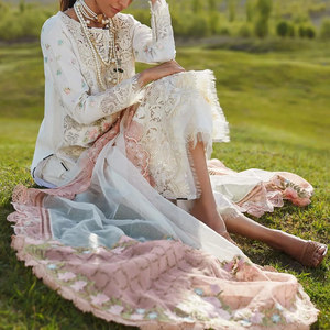 2023 recién llegados Salwar kameez Lawn Collection vestido de calidad Premium cómodo y transpirable mujeres césped y vestido de algodón - Product Image 4