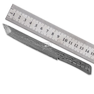 Damas couteau en acier lame vierge DD-Tanto-1207 fait à la main Tanto couteau meilleur en plein air bush craft 192 couches Twist échelle goutte de pluie - Product Image 6