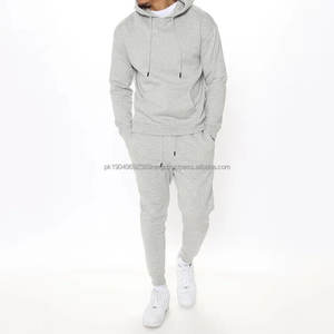 Ensemble survêtement homme personnalisé, sweat-shirt et pantalon de jogging, tissu molletonné français de haute qualité, 100% coton biologique, poids lourd - Product Image 1