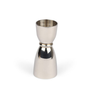 Premium 1oz 1,5 oz 2oz Acero inoxidable grabado con láser PVD Coated cóctel Jigger cobre dorado y plata Jigger ron vodka Jigger - Product Image 5