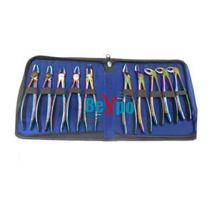 Fórceps de extracción dental azul titanio Bexpo #79 de alta calidad alimentados manualmente - Product Image 2