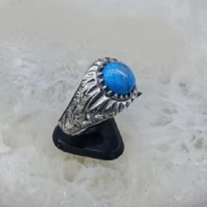 Anillos Unisex de Plata 925 con Diseño Grabado a Mano, Estilo Islámico Moderno para Uso Diario - Product Image 1