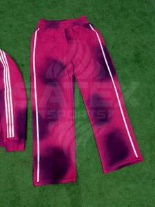 Custom <b>Hooded</b> Winter Casual Tracksuit Set with Sweatpants and Hoodie Acid Wash Zipper 100% Cotton Unisex - Product Image 4