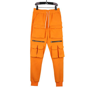 Vente en gros de logo personnalisé et impression pour hommes Automne 100% coton respirant vêtements de cérémonie pantalons de survêtement avec poches pantalons de jogging pantalons - Product Image 3