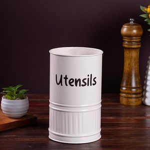 Soporte para cubiertos de hierro Premium con patrones geométricos perfecto para mejorar la decoración de la cocina y servir a los invitados durante las ocasiones - Product Image 2