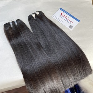 Extensiones de cabello humano vietnamita virgen súper doble dibujado paquetes de trama hueso recto vendedores al por mayor 100% Color Natural Remy - Product Image 6