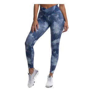 Women Gym <b>Leggings</b> Wholesale High Waisted Nylon Spandex <b>Seamless</b> Stretch Breathable Squat Proof Fitness <b>Leggings</b> - Product Image 6