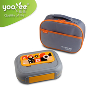 Boîte à lunch bento en acier inoxydable sans BPA pour enfants avec couverts